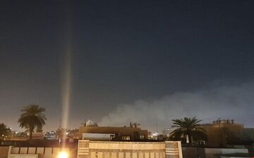 حملات راکتی به منطقه الخضراء بغداد