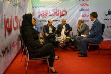 گزارش تصویری حضور مهندس بازوند استاندار کرمانشاه از فرتاک نیوز در بیست و سومین نمایشگاه مطبوعات