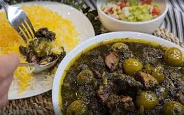 طرز تهیه خورشت آلو گشنیز | خیلی خوشمزه س