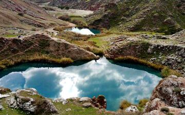 دیدن تنها دریاچه «دوقلوی» ایران