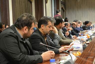 حضور وزیر ورزش و جوانان در ستاد بازسازی مناطق زلزله زده کرمانشاه 