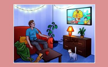 بگو ببینم اشتباه تصویر اتاق نشیمن چیه؟ فقط تیزبین ها جواب بدهند!