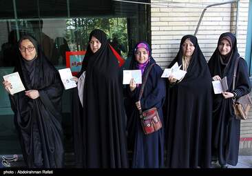  انتخابات ریاست جمهوری و شورای شهر همدان + تصاویر