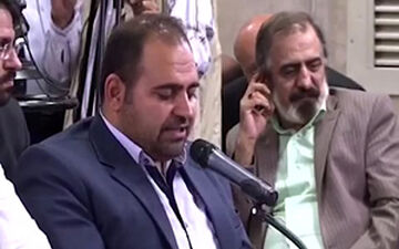 شعرخوانی در وصف حضرت زینب (س) در حضور رهبر انقلاب +فیلم