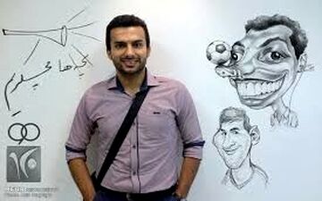 مجری معروف ورزشی مدل شد