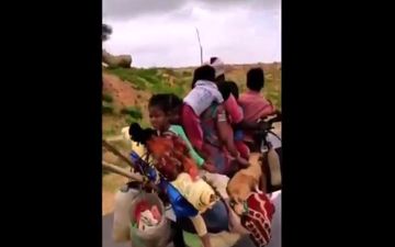 رکورد حمل مسافر با موتور شکست!