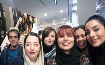 عکس دسته جمعی بازیگران زن در پردیس سینمایی چارسو (عکس)