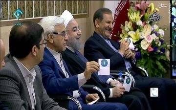 قرعه کشی ترتیب صندلی های نامزدها + تصاویر