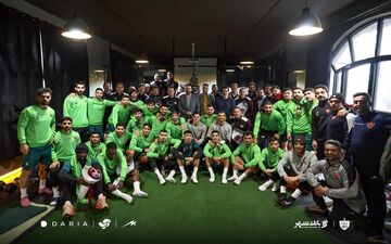 تمرین متفاوت پرسپولیس با حال‌وهوای کریسمس