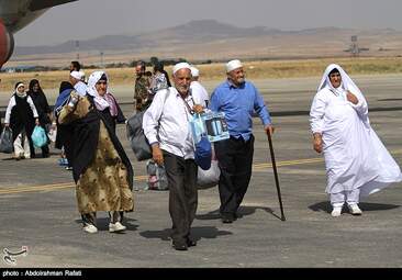 بازگشت اولین گروه حجاج به همدان + عکس