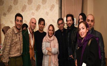 تصویری از بهرام رادان، نوید محمدزاده و مهناز افشار در کنارهم