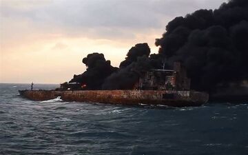 جعبه سیاه نفتکش سانچی ۲ روز دیگر بازگشایی می شود