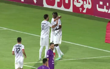 گل اول فولاد به هوادار + ویدئو