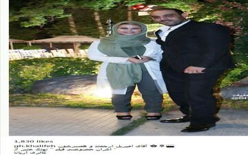 امیریل ارجمند به همراه همسرش در حاشیه اکران نهنگ عنبر۲ (عکس)