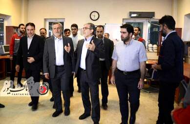 صولت مرتضوی-بازدید معاون اجرایی رئیس جمهور  از کارخانه اسیدسیتریک کرمانشاه