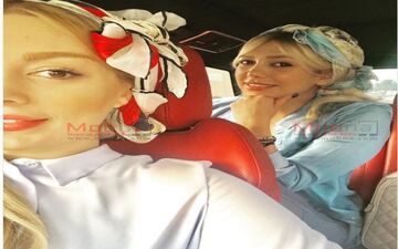خوشگذرانی شیما مرزی در امارات با پوششی کاملا متفاوت! (عکس)