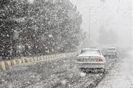 بارش برف در محورهای چالوس و هراز 