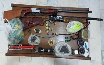 کشف و ضبط ۲ قبضه سلاح شکار غیرمجاز در منطقه رودشور شهرستان ری