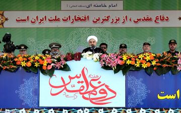 روحانی: قدرت دفاعی ما هیچ‌گاه خود را برای تجاوز به کشوری آماده نکرده است