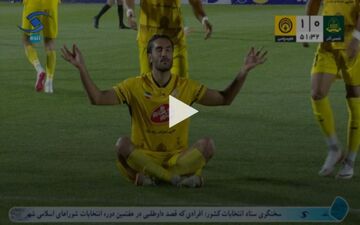 گل اول فجرسپاسی به شمس آذر + ویدئو