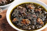 خورش اسفناج با گوشت خیلی فوق العاده س!