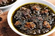 خورش اسفناج با گوشت خیلی فوق العاده س!