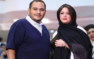 عکس/ بازیگر مشهور تصویری از همسرش با لباس عروس منتشر کرد
