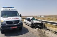 تصادف پراید و پژو ۲۰۷ در جاده مشهد هفت مصدوم برجای گذاشت