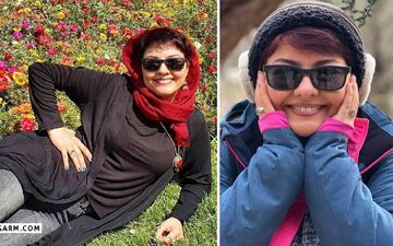 تصویری گوگولی از کودکی آناهیتا همتی در کنار پدرش