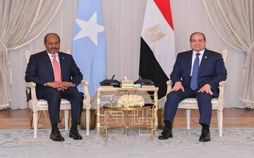 رئیس جمهور مصر بر حمایت از حاکمیت و وحدت سومالی تأکید کرد
