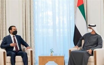 دیدار رئیس مجلس عراق با محمد بن زاید 

