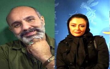 عکسِ شقایق فراهانی و پیام دهکری در راه پیاده‌روی اربعین