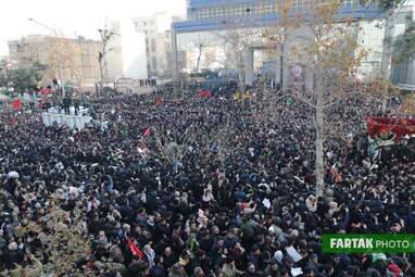 راهپیمایی وداع با سردار سلیمانی