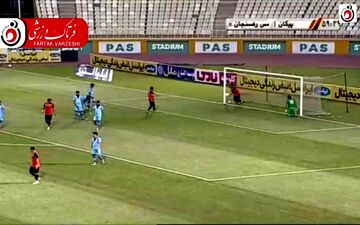 گل اول مس رفسنجان برابر پیکان 