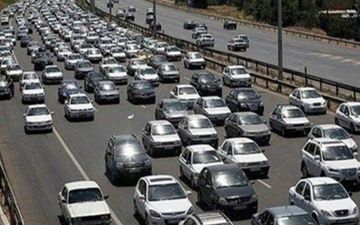 ترافیک ورودی تهران سنگین است