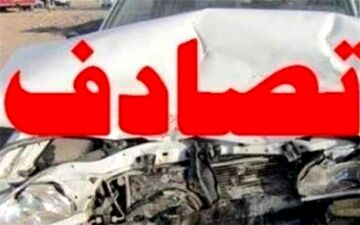 تصادف تریلی و مینی بوس در مشهد ۱۲ مجروح برجای گذاشت