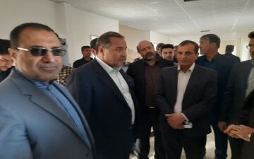 بازدید استاندار از ساختمان بهورزی شهر سرابله