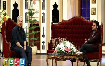 کنایه مهران مدیری به روحانی/ مجری دورهمی اشک حامد همایون را درآورد