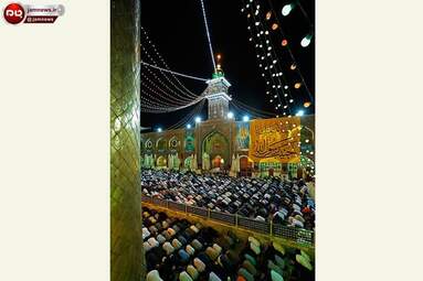حرم امام علی (ع) در شب میلاد + عکس