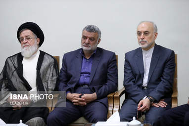 گزارش تصویری / دیدار رئیس‌جمهور و اعضای هیئت دولت با مقام معظم رهبری