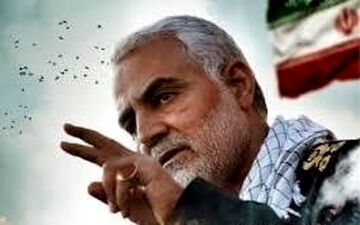سردار سلیمانی در چهارکیلومتری پایگاه نظامی آمریکایی‌ها