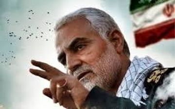 سردار سلیمانی در چهارکیلومتری پایگاه نظامی آمریکایی‌ها