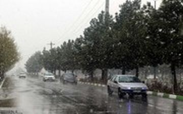  بارش شدید برف در تبریز و ارومیه