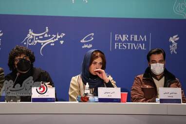 نشست خبری عوامل فیلم " برف آخر "-لادن مستوفی