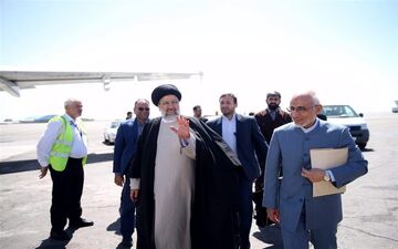  میرسلیم همراه رئیسی عازم مشهد شد + عکس