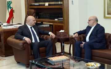 سفیر ایران با رئیس جمهور لبنان خداحافظی کرد