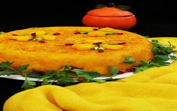 آموزش یک ته چین متفاوت و بی نظیر|  ته چین کدو حلوایی عالیه