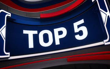 5 حرکت برتر دیدارهای امروز مسابقات NBA + فیلم