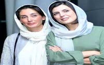 هدیه تهرانی و لیلا حاتمی در کنار یکدیگر