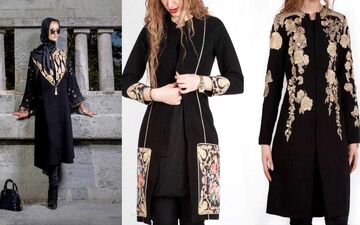 مانتو مشکی مجلسی و اسپرت با استایل های جذابی که قبلاً ندیده اید / این مدل ها رو حتماً ببین